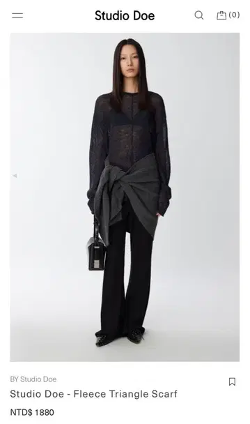 StudioDoe Fleece Triangle Scarf