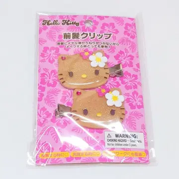 산리오 토코나츠베케이션 앞머리 클립 일광화상 키티
