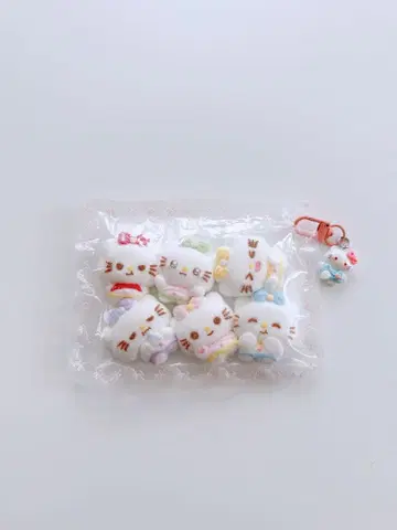 kikisquishy 키키 스퀴즈 키티 고양이 집합 파우더 코팅 푹신푹신