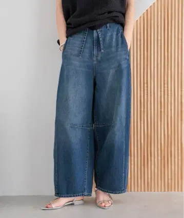 로리즈팜*이지 배럴 데님 팬츠 새상품