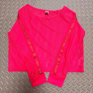 ZUMBA Spicy 메쉬 크롭 롱 슬리브 상의
