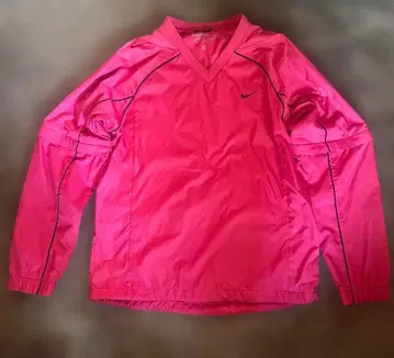 Nike 핑크 V넥 자켓 M 운동성 & 보온성 다가오는 계절에