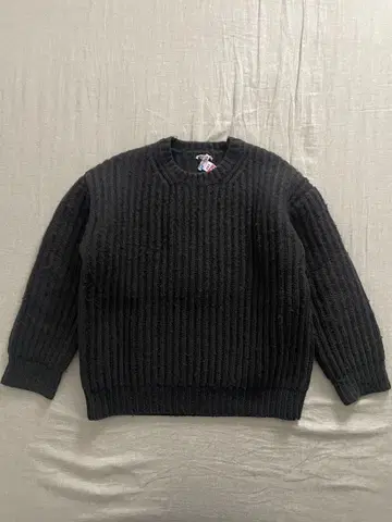 중고 오라리 니트 스웨터 블랙 사이즈 4
