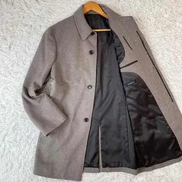 [ 최상의 촉감/미사용급 ] 미츠미네 스텐카라 코트 캐시미어 100%