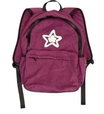 STAR TEAM CORDUROY BACKPACK PURPLE