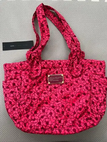 MARC BY MARC JACOBS 꽃무늬 토트백 핑크