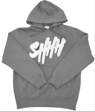 그레이 후드 부착 후드티 SHHH 완판템