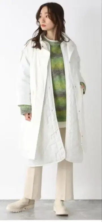 JEANASIS M-65 멀티 웨이 코트 5WAY 화이트