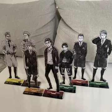 진격의 거인 묶음 판매 BIG 아크릴 스탠드 리바이 엘렌 알민