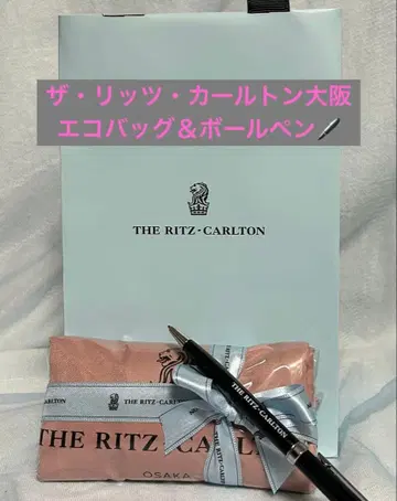 리츠칼튼 오사카 에코백 [스모크 핑크] 호텔 오리지널 볼펜 포함