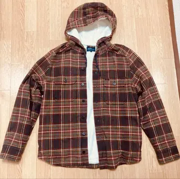 L.L.Bean 체크 자켓 후드 블루종 아우터 구제 의류 가을 겨울