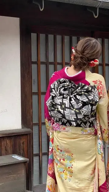 성인식 머리 장식