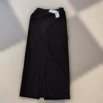 프로즈베일 허리 드로스트 컷 리브 내로우 스커트 새상품