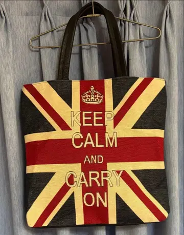 KEEP CALM AND CARRY ON 토트백