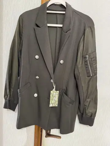 새상품 더블 브레스트 자켓 LL