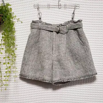 [ 새상품급 ] & by P&D ( 38 ) 라메 숏 팬츠 라이트 그레이