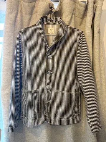 스트라이프 버튼 자켓 일본제