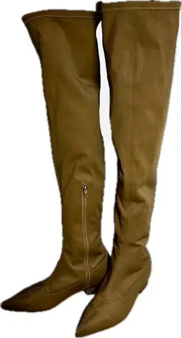 YELLO 롱 플랫 부츠