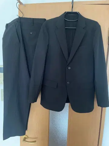 감동 자켓 팬츠 세트 블랙