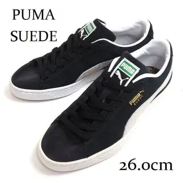 미사용품 푸마 스웨이드 클래식 XXI 블랙 26.5cm
