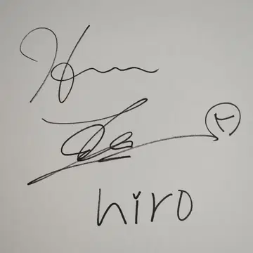 SPEED 시마부쿠로 히로코 사인 색지