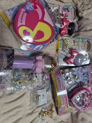 아이돌 하트 브로치 & 반짝이는 쇼타임 마이크 & 기타 묶음 판매