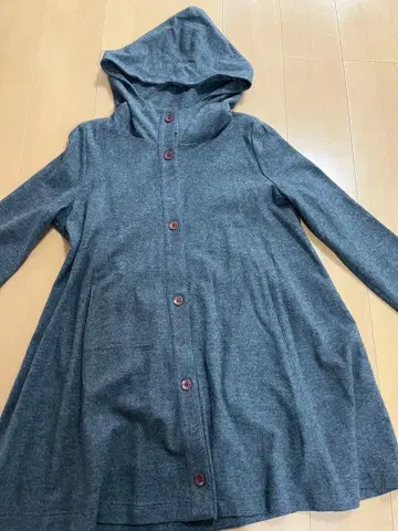 Calvin Klein Jeans 후드 부착 코트 M 그레이