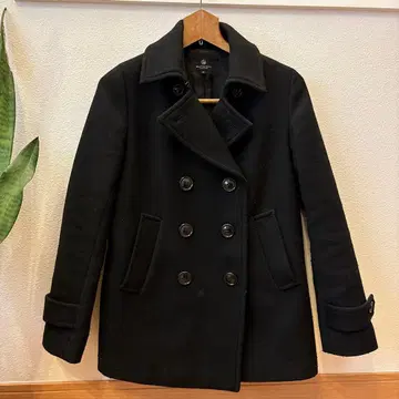 BEAUTY & YOUTH 블랙 피코트 M