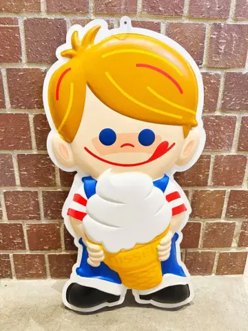 닛세이 소프트 아이스크림 실링 팝 간판 2종 세트