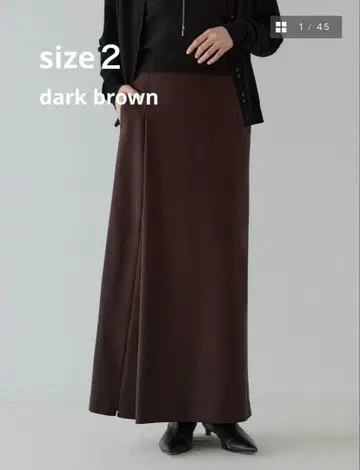 [ 미사용 새상품 ] crewre 3way 슬릿 I 라인 스커트