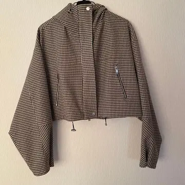 tageechita 클래시컬 체크 후드 자켓