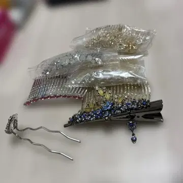 묶음 판매! 빗 헤어 클립 야회마키