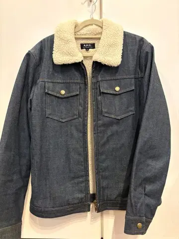 주말 한정 가격 A.P.C. 데님 보아 자켓 사이즈 38