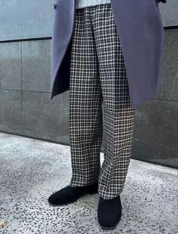 SOVEREIGN 체크 무늬 슬랙스 M 사이즈