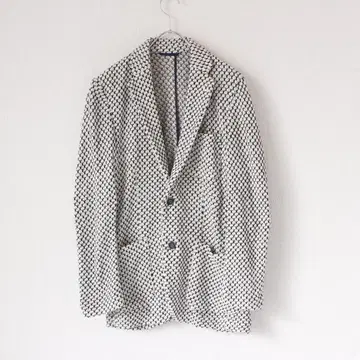 g-stage 니트 테일러드 자켓 L 사이즈 코튼 화이트