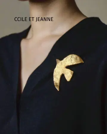 CCILE ET JEANNE 세실 에 장느 비둘기 브로치