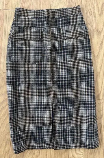 SPICK AND SPAN 체크 무늬 타이트 스커트