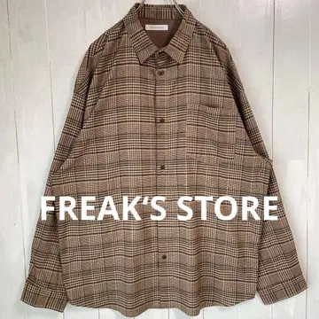 프릭스스토어 오버 사이즈 BIG 셔츠 글렌체크 L 사이즈