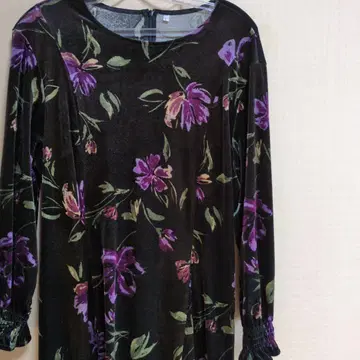 꽃무늬 긴팔 원피스 L 사이즈