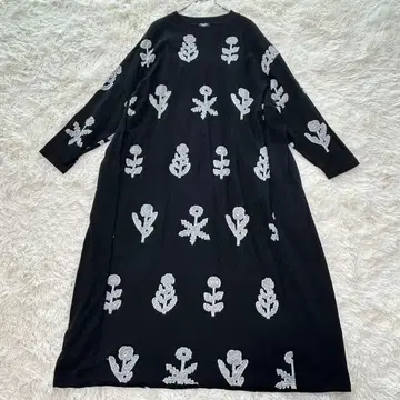 완판템 마블슈드 롱 원피스 자수