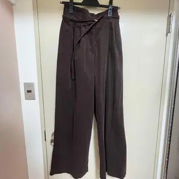 LILY BROWN 브라운 와이드 팬츠