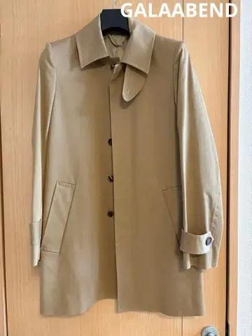 체크 아방가르드 스텐카라 코트 s