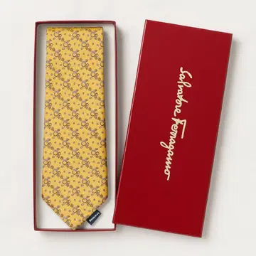 살바토레 페라가모 넥타이 미사용 새상품 상자 없음