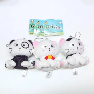 가챠가챠 타마&프렌즈 봉제 인형 마스코트 모모 코마 노라