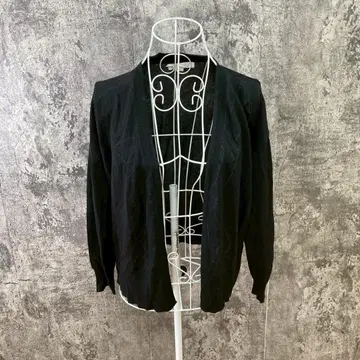 grove 그로브 가디건 긴팔 볼레로 얇은 소재 레이온 블랙(L)