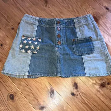 Hysteric Glamour 데님 미니 스커트