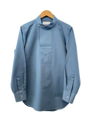 질 샌더 남성용 가을/겨울 20 블루 셔츠