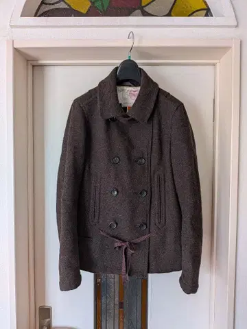 TSUMORI CHISATO 브라운 더블 브레스트 자켓