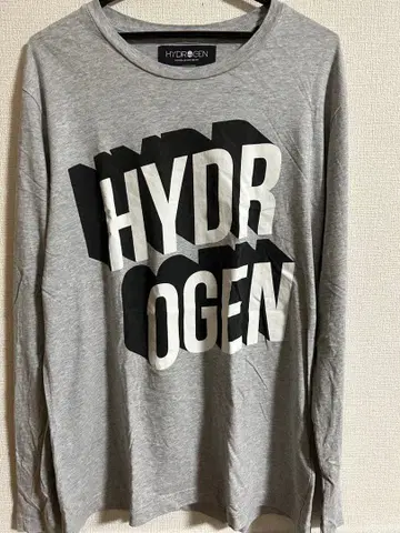 HYDROGEN 롱 T 그레이