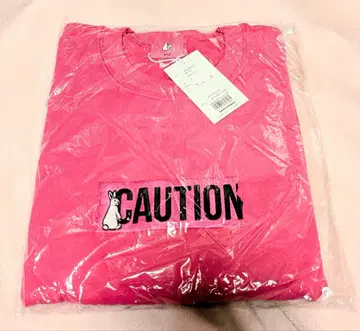 [ 새상품 ] FR2 매실 CAUTION 속기모 맨투맨 체리 핑크